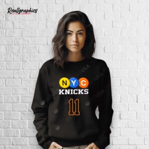 nyc knicks 11 brunson shirt