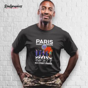 paris saint germain abbey road ici c'est paris champions league shirt