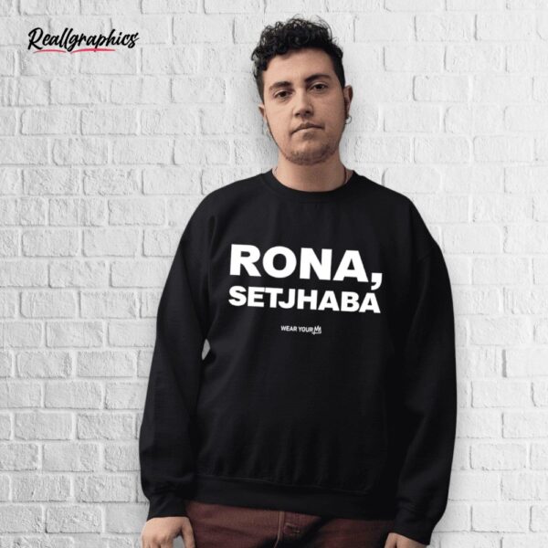 rona setjhaba shirt
