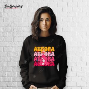 aurora repeat cartoon cute shirt
