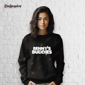benny buddies letter shirt