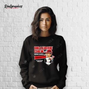 big league chew corbin carroll rookie of the year raspberry the ballplayers' bubble gum' shirt
