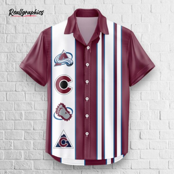 colorado avalanche hawaiian shirt classic, avalanche merchandise