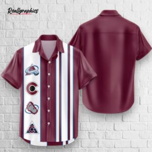 colorado avalanche hawaiian shirt classic, avalanche merchandise