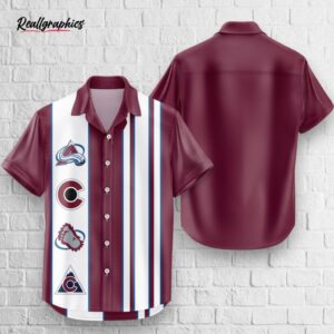colorado avalanche hawaiian shirt classic, avalanche merchandise