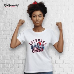 columbus ohio skyline sunset shirt