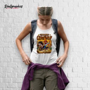 considerate cowboy desert cartoon shirt