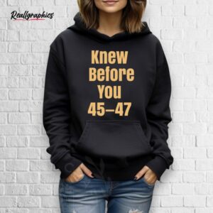 derek johnson knew before you escalator truth shirt