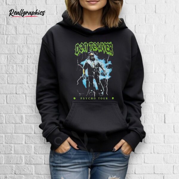 don toliver hardstone psycho tour 2025 lightning shirt