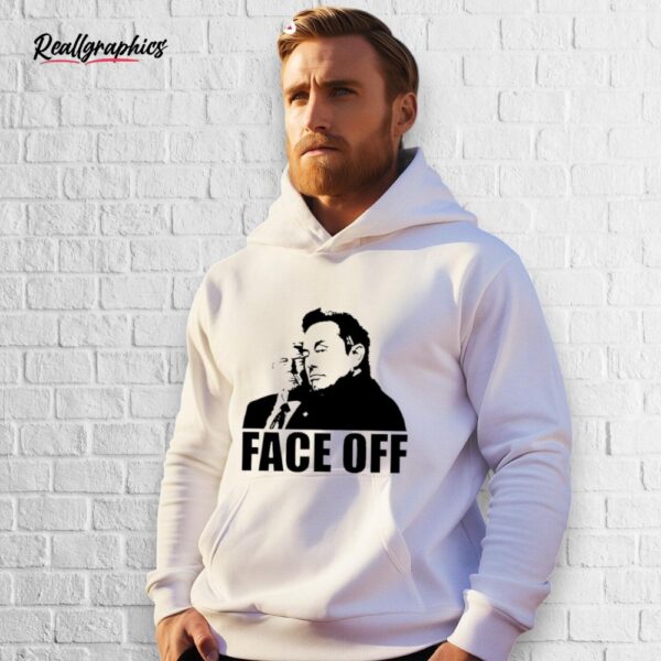 elon musk vs trump face off meme shirt