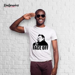 elon musk vs trump face off meme shirt