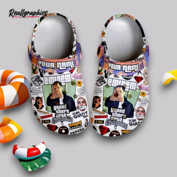 eminem x grand theft auto advance music classic crocs shoes