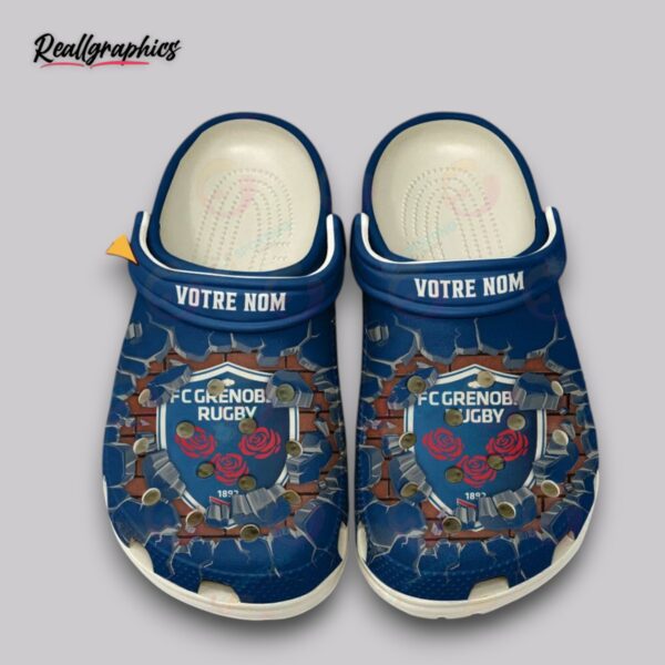 fc grenoble rugby top14 sport classic crocs shoes