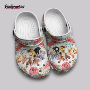 flower horse classic crocs shoes