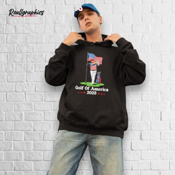 golf of america 2025 trump shirt