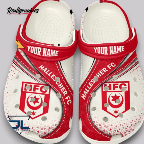 hallescher fc football sport classic crocs shoes