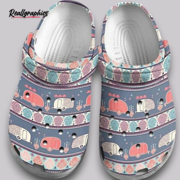hippie camper 102 gift for crocs comfy footwear