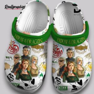 house of the dragon team green classic crocs