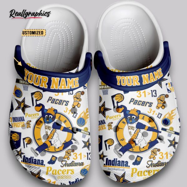 indiana pacers nba classic crocs shoes