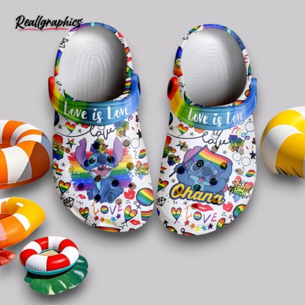 lilo and stitch x pride month cartoon classic crocs shoes