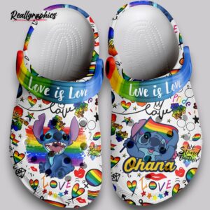 lilo and stitch x pride month cartoon classic crocs shoes