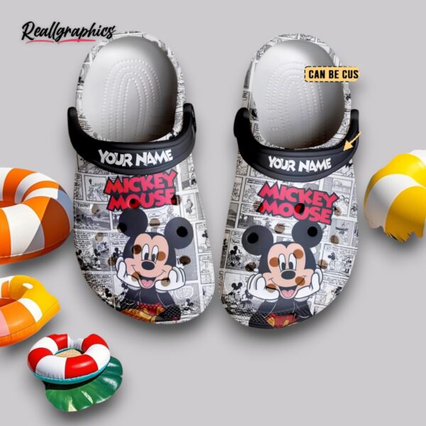 mickey mouse cartoon classic crocs shoes