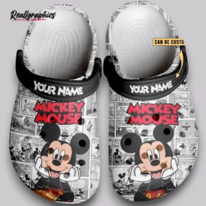 mickey mouse cartoon classic crocs shoes