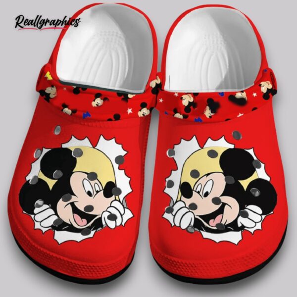 mickey mouse crocs clog shoes