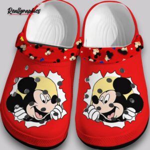 mickey mouse crocs clog shoes