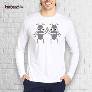 ministry of testing bug high five shirt