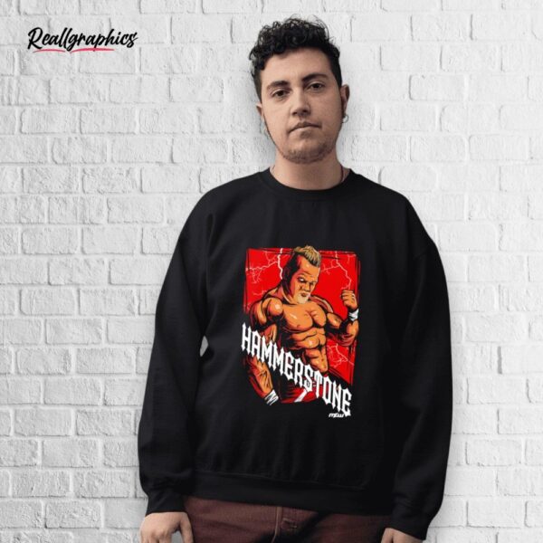 mlw hammerstone flexing shirt