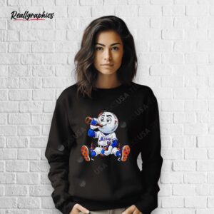 new york mets messy mascot drink beer shirt
