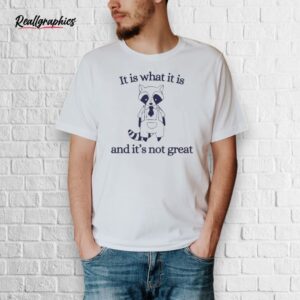 official it is what it is and its not great shirt