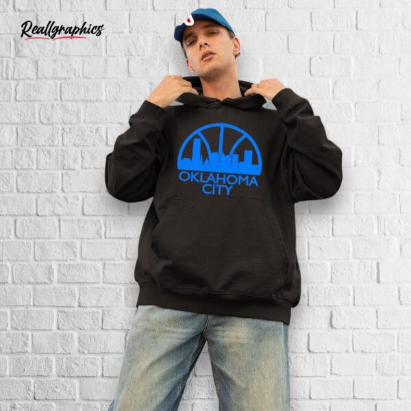 okc throwback skyline shirt