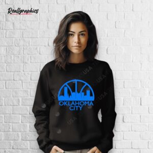 okc throwback skyline shirt