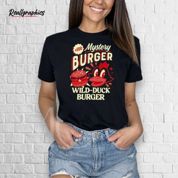 persona 3 portable mystery wild duck burger shirt