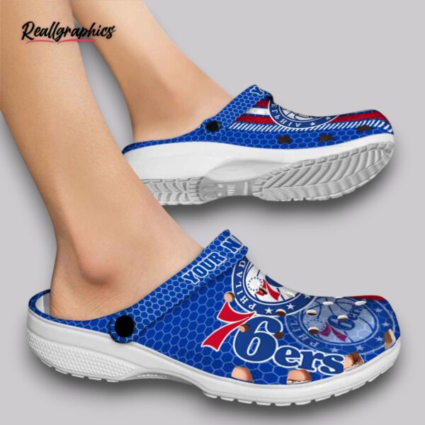 philadelphia 76ers nba sport classic crocs shoes