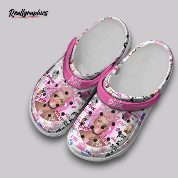 pink music classic crocs shoes