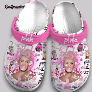 pink music classic crocs shoes