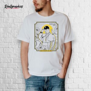 pope leo god's favorite sox fan shirt