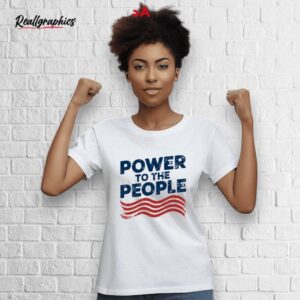 power to the people vintage shirt