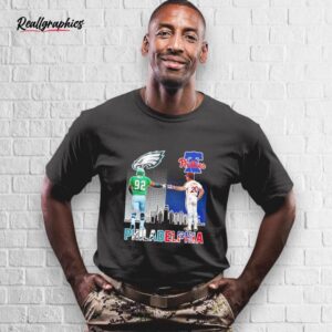 reggie white and mike schmidt philadelphia skyline shirt