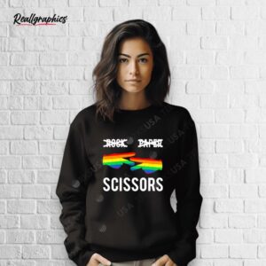 rock paper scissors pride shirt