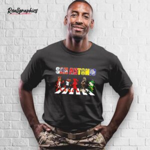 san antonio sports mascot abbey road cross road shirt