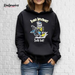 teenage bottlerocket death kart skeleton shirt