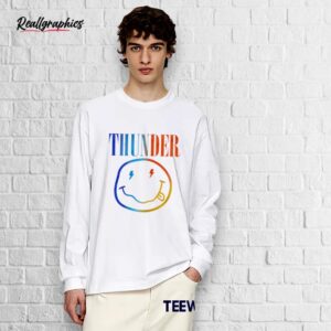 thunder smiley face shirt