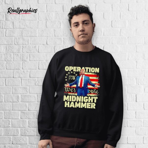 trump operation midnight hammer shirt