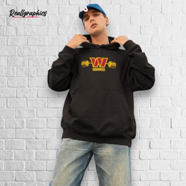 washington commanders gym shirt