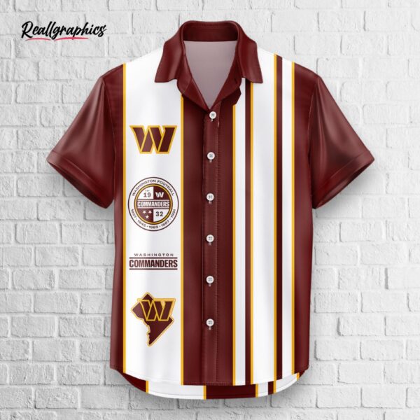 washington commanders hawaiian shirt classic, commanders merchandise