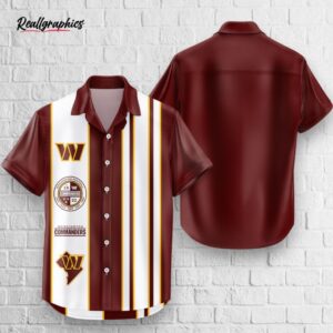 washington commanders hawaiian shirt classic, commanders merchandise